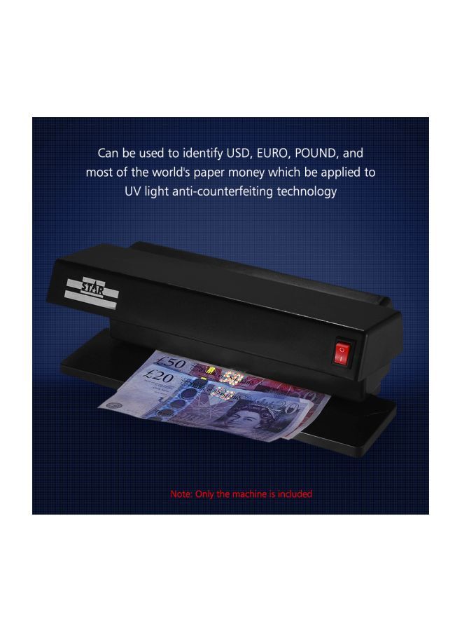 NIBEMINENT Portable Money Checker With UV Light Black - Image 2