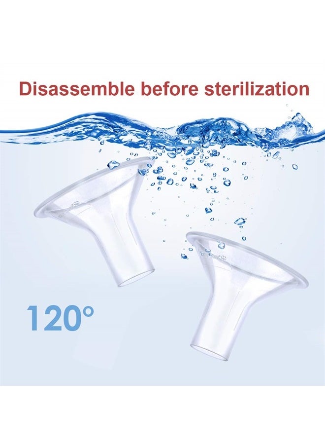 MyFit 13mm Shields Compatible with Medela Breast Pump- PersonalFit, Freestyle, Harmony, Maxi Connector; Connect to Maymom Widemouth/Narrow Connector, PersonalFit/Freestyle Flex Connector; 2pcs - pzsku/ZEC7D2E1E50F8A319A197Z/45/_/1715481981/5538813b-5b3c-4897-81c0-fc9147dd744e