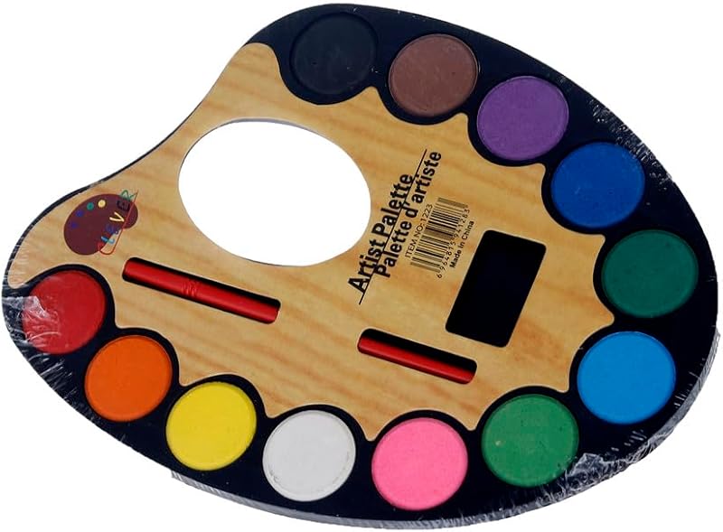 3A 1223 Watercolor Paint Set With Brush - Multi Color
