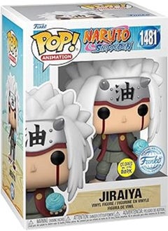 Funko Funko Pop Animation: Naruto Shippuden - Jiraiya with Rasengan - Special Edition Multicolor Glow Exclusive #1481, Standard 
