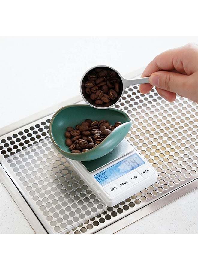 YELIN Coffee Bean Weighing Tray Durable Portable Kitchen Scale Tray for Coffee Preparation Daily Use - Image 2