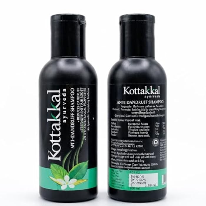 Ayurvedic Anti Dandruff Shampoo for Men & Women – Herbal Hair Nourishing Shampoo for Itchy Scalp, Flake Control, Strong & Healthy Hair – Daily Use 3.4 FL OZ - Image 5