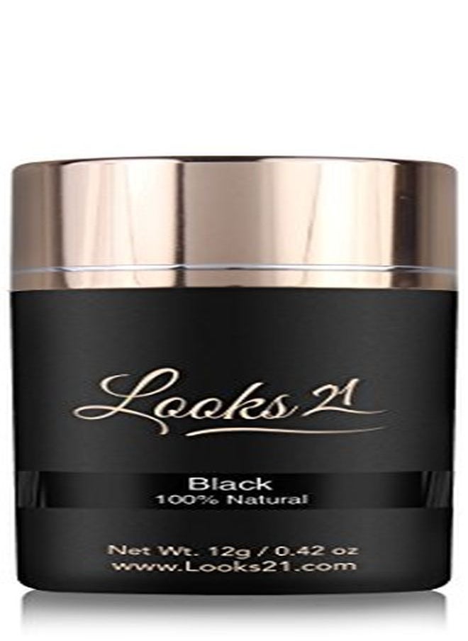 Looks21 - Hair Loss Concealer (12Gm / 0.42Oz Black) - Image 1