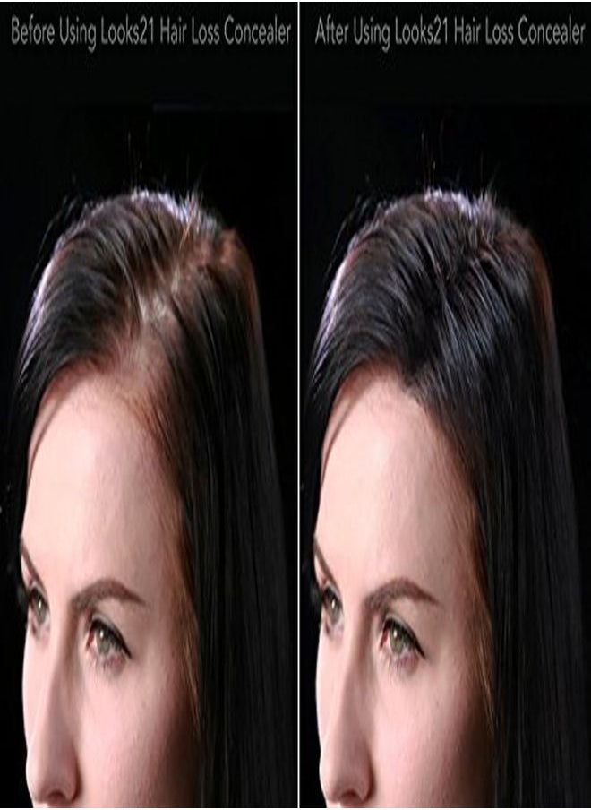 Looks21 - Hair Loss Concealer (12Gm / 0.42Oz Black) - Image 1