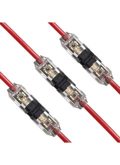 The Bros Connectors, H Tap, Low Voltage Electrical Quick Splice, Wire Connectors, Solderless Without Stripping, Suitable for 20-22 AWG Electrical Wire Connection (12Pcs)  - Image 1