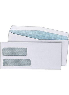 Quality Park Doublewindow Envelopes 9 3 7/8X 8 7/8 White Box Of 500  - Image 3