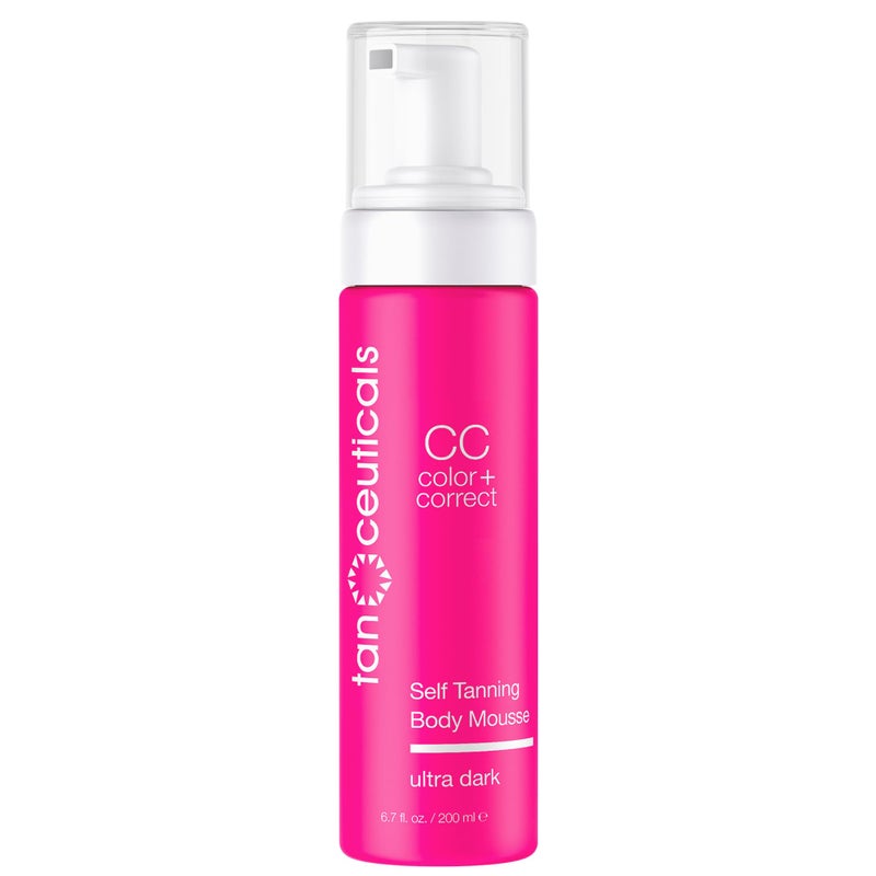 Tanceuticals CC Self Tanning Body Mousse  Ultra Dark Self Tanner  Healthy Ingredients  Fresh Coconut Scent Give Instant NaturalLooking  LongLasting Sunless Tan  67 oz Ultra Dark
