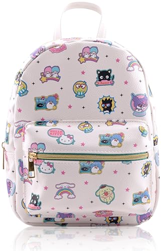 Fast Forward Sanrio Hello Kitty Backpack for Women, Men, Unisex | Cute PU Leather 10" Mini Backpack Purse | Hello Kitty Bag & Accessories - Image 1