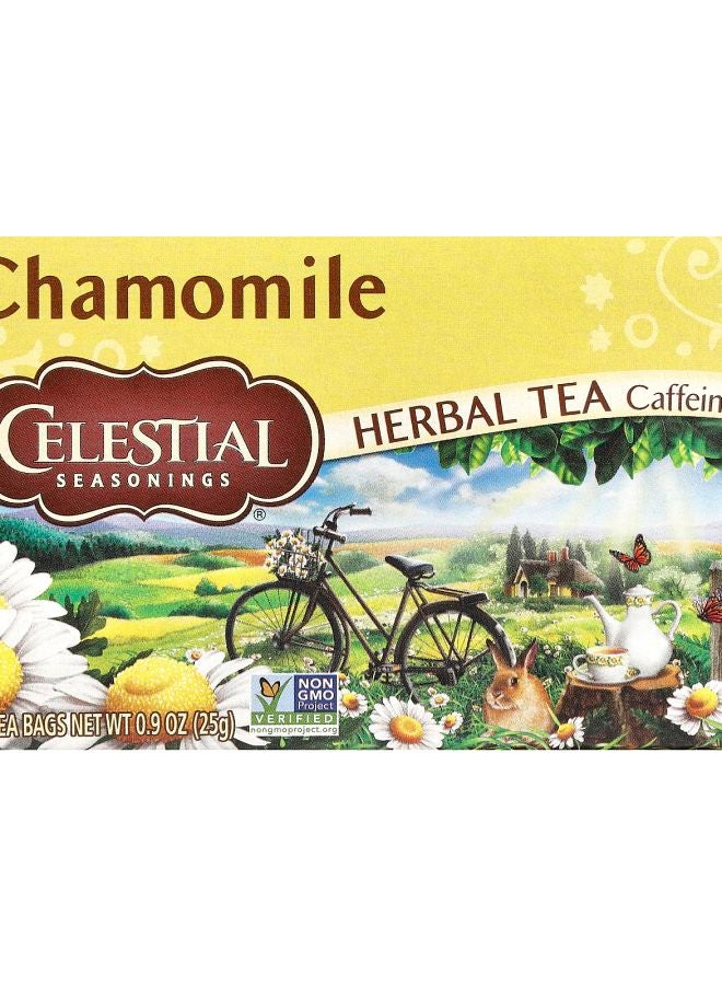 Herbal Tea Chamomile Caffeine Free 20 Tea Bags 0.9 oz (25 g)