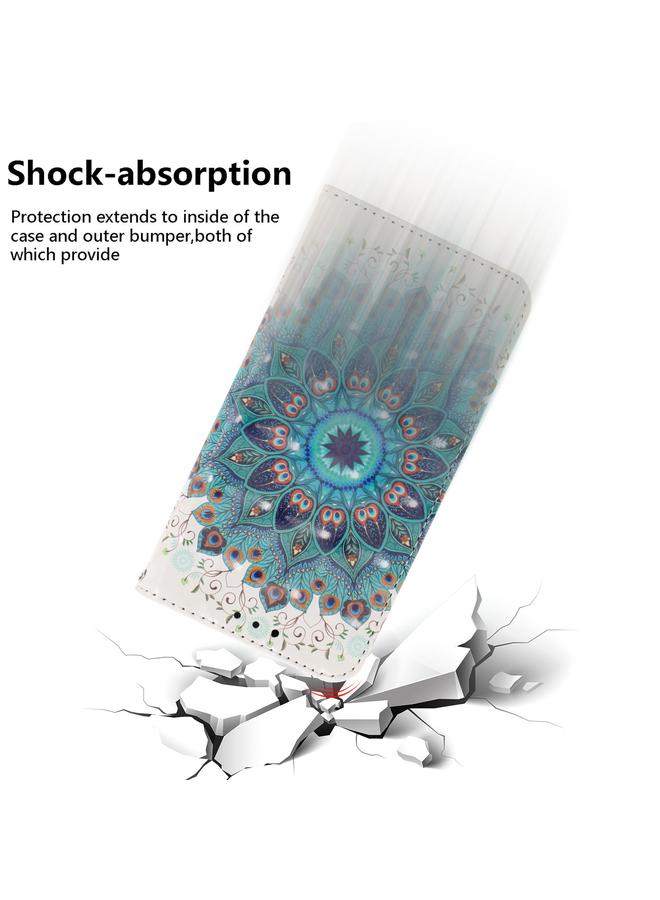 اس-توب جراب لهاتف Motorola Moto E22/E22i، جراب جلدي ثلاثي الأبعاد ملون قابل للطي أفقيًا - Image 4