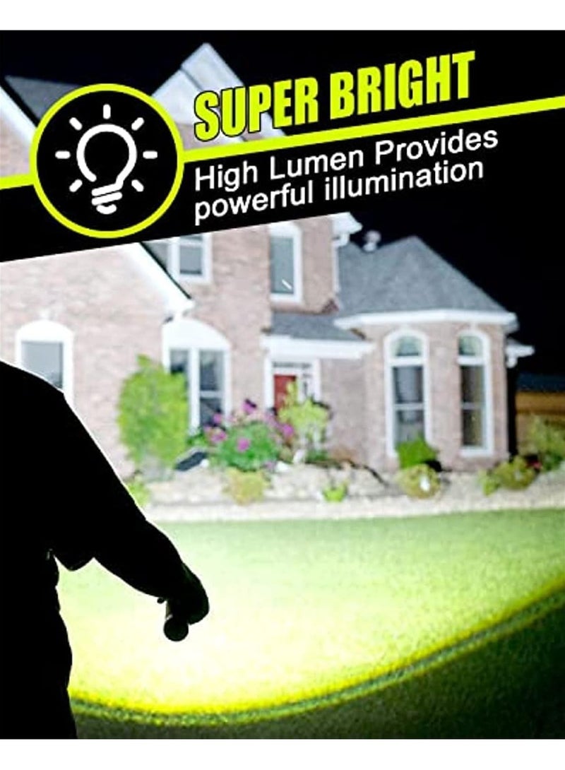 LED Flashlights High Powered 10000 Lumens Super Bright Tactical Flashlight Rechargeable Flash Light 5 Modes Zoomable Waterproof Flash Lights - Image 3