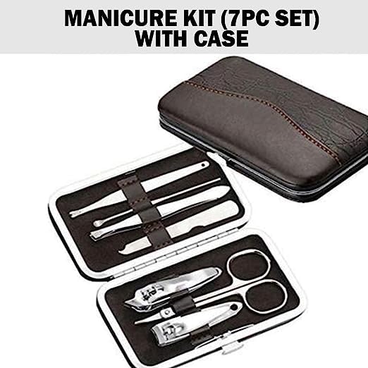 RIVUGJA 7 in 1 Manicure set Professional Stainless Steel Nail Clipper Kit Finger Plier Nails art Pedicure Toe Nail Tools SetSpecially Design for Kids - Image 3