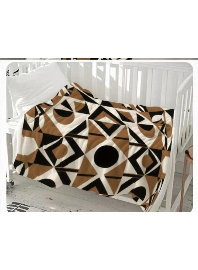 عام بطانية رقيقة من الفانيلا التقليدية (دافئة ومريحة، ومناسبة للنوم ولعب الألعاب وإزالة الغبار ومقاومة للرمل) 150 سم * 200 سم - 15 - Image 3