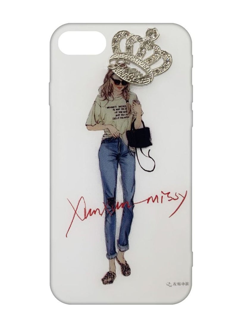 iPhone 7/8/SE 2020/SE 2022 Girl Design Case Fashionable Stylish Shockproof Cover 4.7 inch Design 3 - Image 2