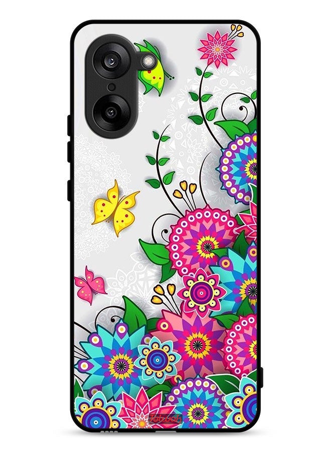 Tolwak OnePlus Nord CE5 Protective Case Cover Mandala Flowers - Image 1