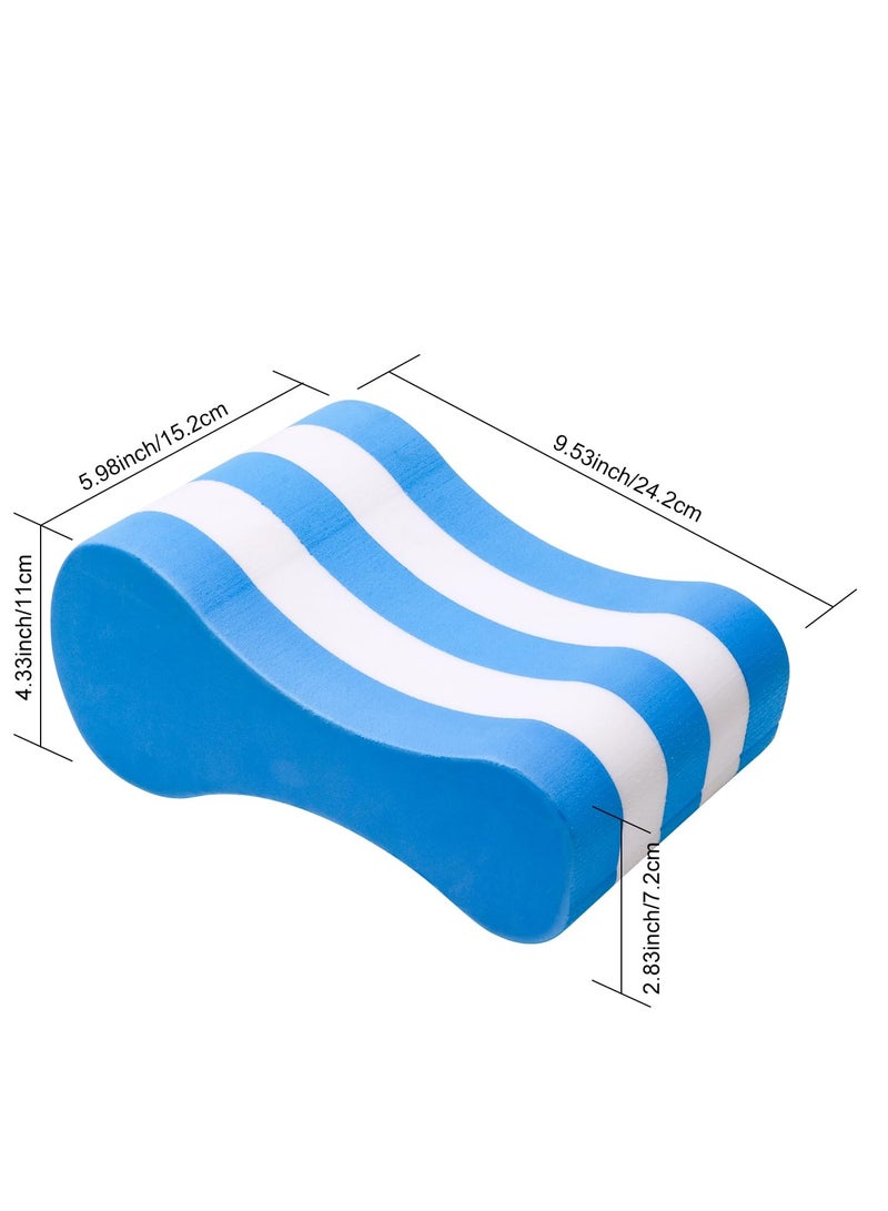 ساكن عوامة سحب للسباحة، لوح سباحة ناعم، عوامة سحب للساق من 5 طبقات من مادة إيثيلين فينيل أسيتات، مساعدة تدريب في حمام السباحة، دعم للساقين والوركين للبالغين والأطفال والمبتدئين - Image 2