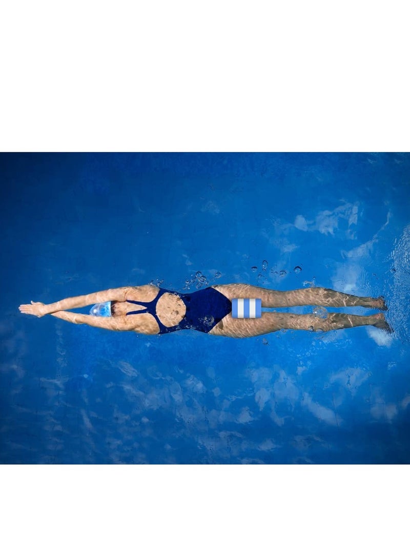 ساكن عوامة سحب للسباحة، لوح سباحة ناعم، عوامة سحب للساق من 5 طبقات من مادة إيثيلين فينيل أسيتات، مساعدة تدريب في حمام السباحة، دعم للساقين والوركين للبالغين والأطفال والمبتدئين - Image 3