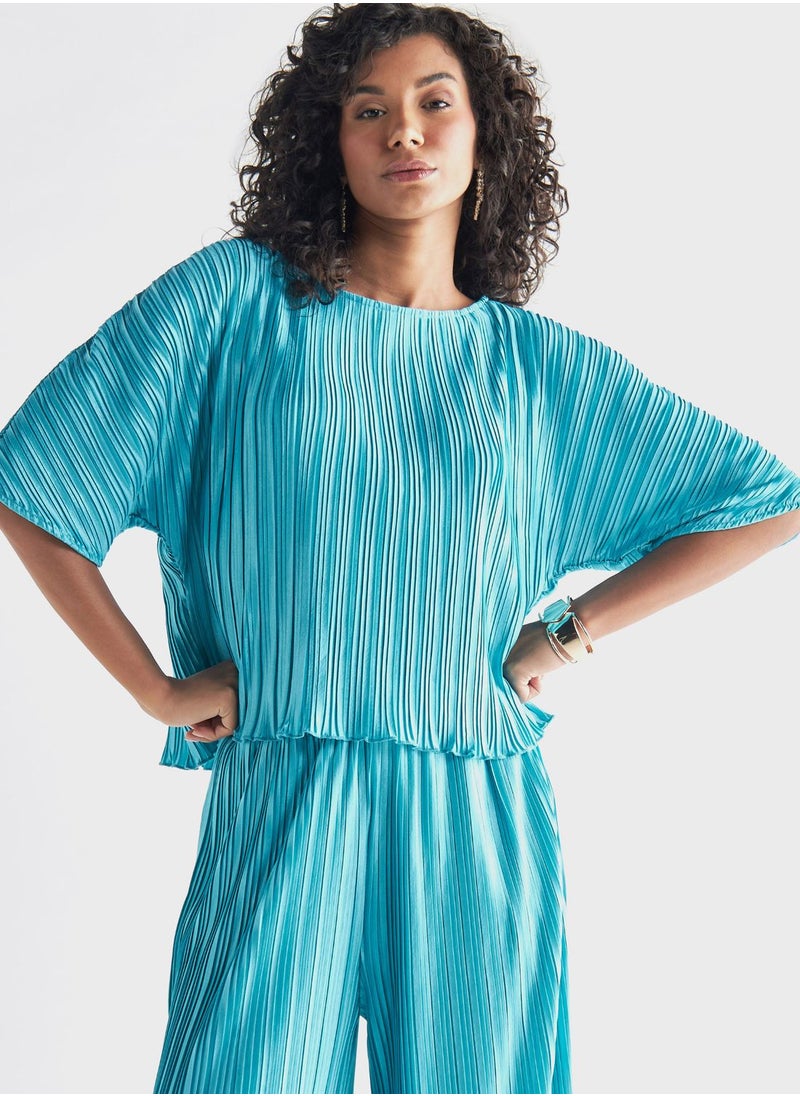 FAV Crew Neck Ribbed Top  - Image 1