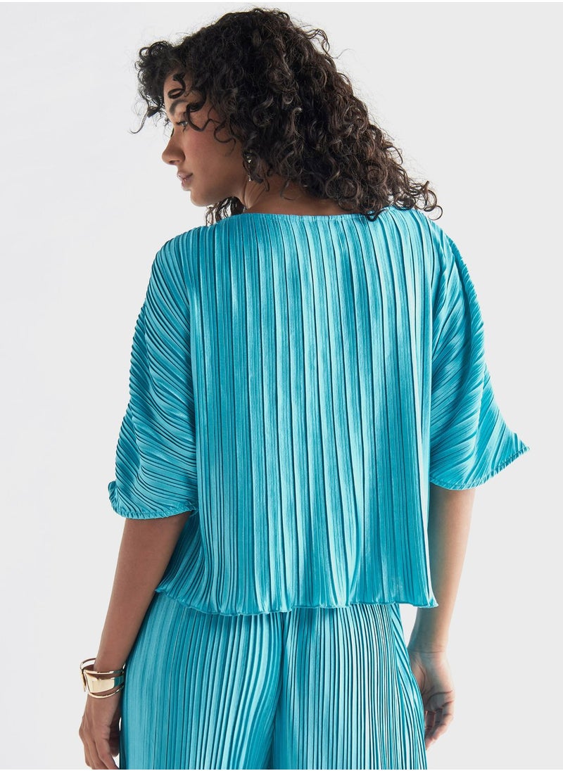 FAV Crew Neck Ribbed Top  - Image 2