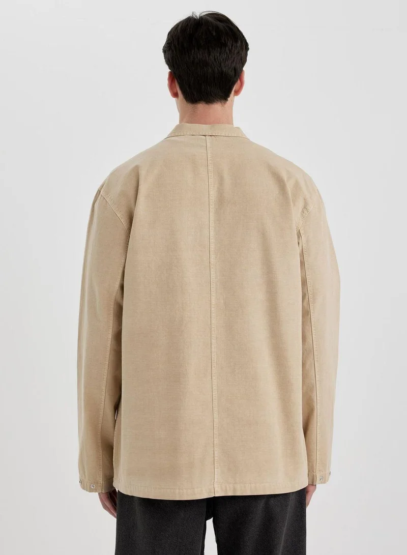 DeFacto Relax Fit Cotton Long Sleeve Shirt