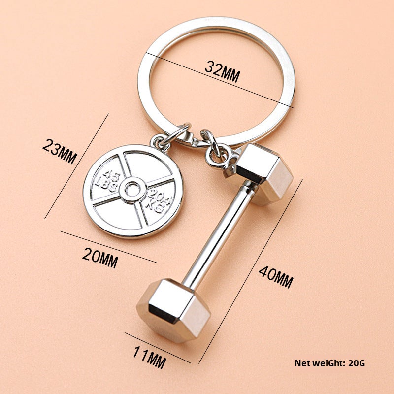 Boxing Glove Keychain Custom Fitness Gym Gift X-1341 weightlifting dumbbells
