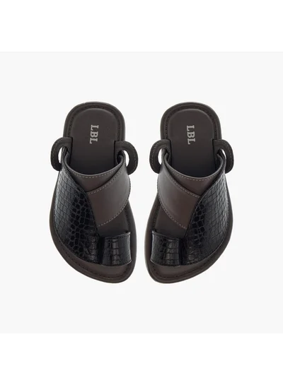 LBL by Shoexpress Boys Textured Slip-On Arabic Sandals