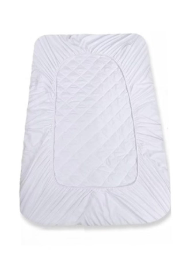 Pearl Coast Hotel Quality Mattress Protector 90 x 200 cm – 150 GSM, 180 Thread Count, Soft & Breathable, Hypoallergenic & Easy Care Pad Cover - Image 2
