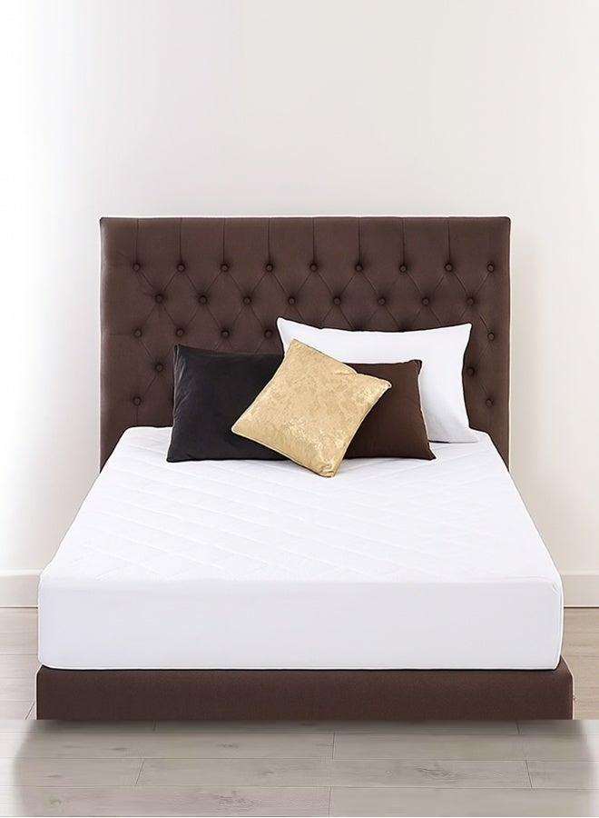 Pearl Coast Hotel Quality Mattress Protector 90 x 200 cm – 150 GSM, 180 Thread Count, Soft & Breathable, Hypoallergenic & Easy Care Pad Cover - Image 1