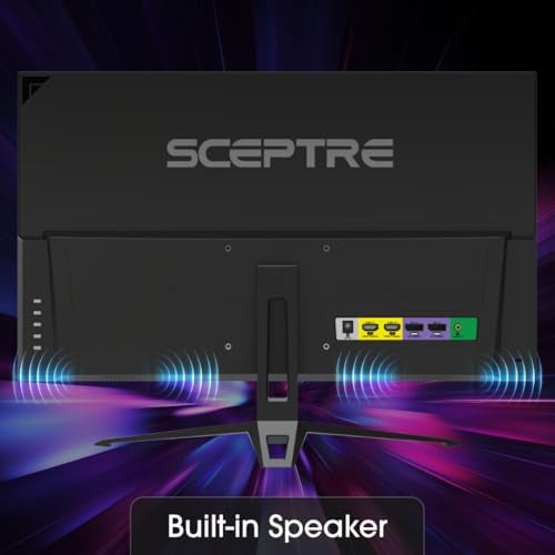 Sceptre New IPS 24-inch Gaming Monitor 180+Hz DP x2 HDMI x2 1ms 100% sRGB Build-in Speakers Machine Black 2026 (E248B-FPT168 Series) - Image 3