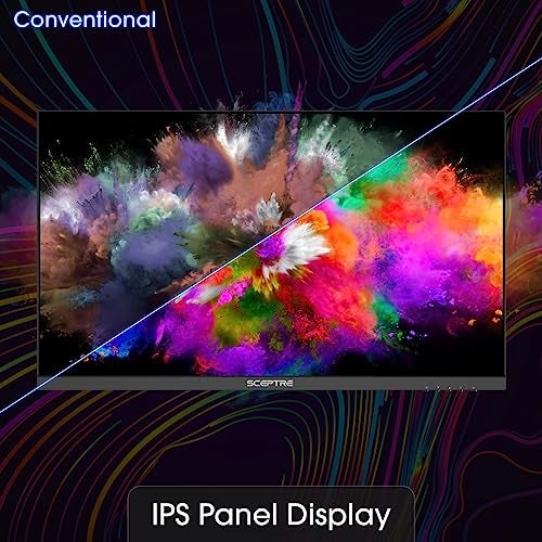 Sceptre New IPS 24-inch Gaming Monitor 180+Hz DP x2 HDMI x2 1ms 100% sRGB Build-in Speakers Machine Black 2026 (E248B-FPT168 Series) - Image 4