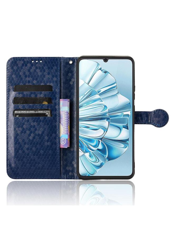 زبون جراب هاتف Cubot A20 من الجلد بتصميم نقاط قرص العسل - Image 4