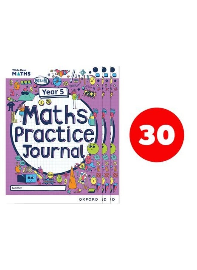 White Rose Maths Practice Journals Year 5 Workbooks: Pack of 30  - Image 1