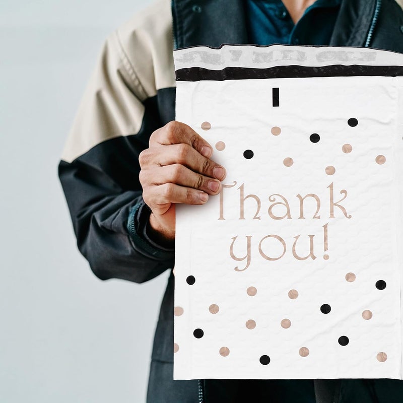 25 Pcs Padded Air Cushion Mailing Envelopes Thickened Colorful Packaging Bags with Bubble for Shipping and Mailing Color Style - Image 4