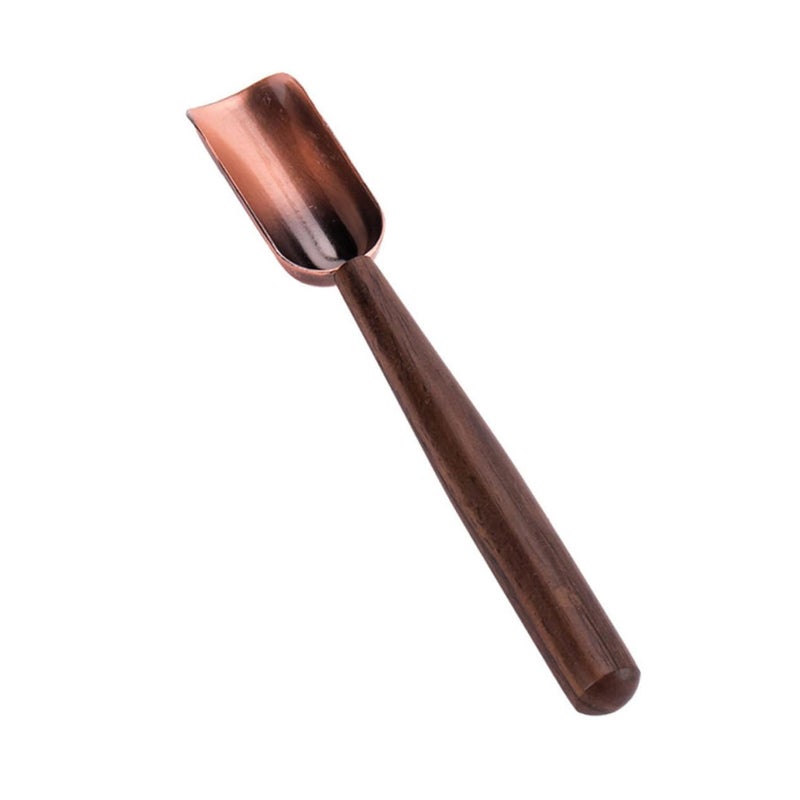 Long Handle Ebony Wood Portable Tea Spoon Durable Coffee Scoop For Home And Shop - Image 2