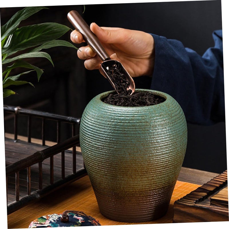 Long Handle Ebony Wood Portable Tea Spoon Durable Coffee Scoop For Home And Shop - Image 5