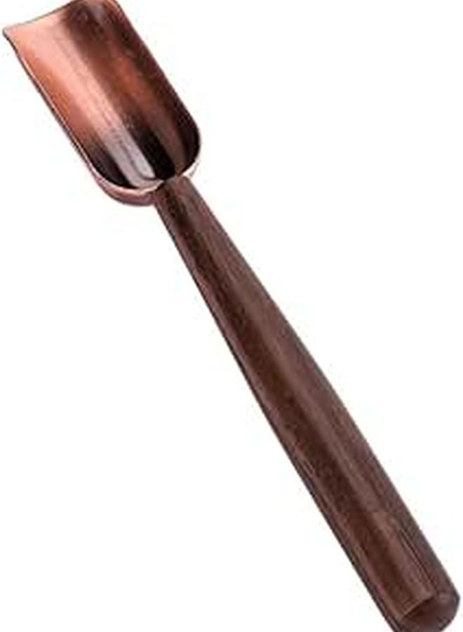 Long Handle Ebony Wood Portable Tea Spoon Durable Coffee Scoop For Home And Shop - Image 1