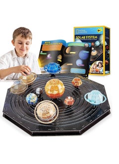 Y&D Solar System for Kids Toys National Geographic Movable Project Kit 3D Puzzles Science Arts Crafts Ages 8-12 8-13 Boys Girls  - Image 1