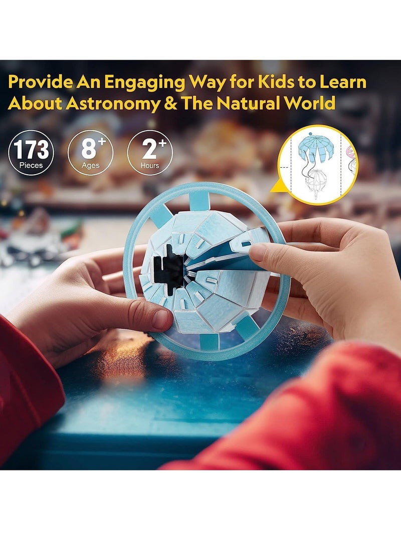 Y&D Solar System for Kids Toys National Geographic Movable Project Kit 3D Puzzles Science Arts Crafts Ages 8-12 8-13 Boys Girls - Image 5