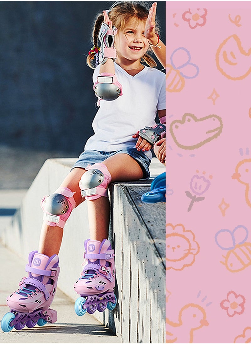 sway - Kids Adjustable Inline Skate Roller Skates with Light Up Wheels, Outdoor Fitness Skates, Adjustable Inline Skates for Boys and Girls - Image 1