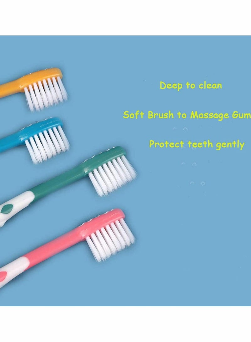 Excefore 8 Packs Lovely Little Deer Extra Soft Toothbrush Set for Kids 2-5 Years - Image 4