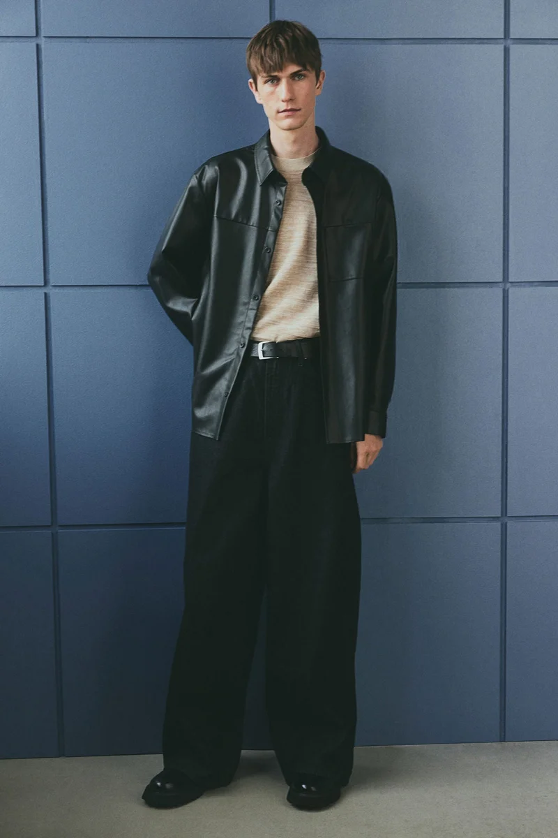 H&M Regular Fit Fine-knit T-shirt