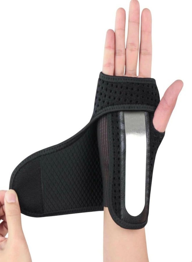 Cetaplast Premium Wrist Support Brace With Steel Plate Splint & Breathable Mesh - Adjustable Compression Strap For Wrist Pain Relief, Carpal Tunnel, Sprain, Injury & Sports Protection Right Hand - Image 1