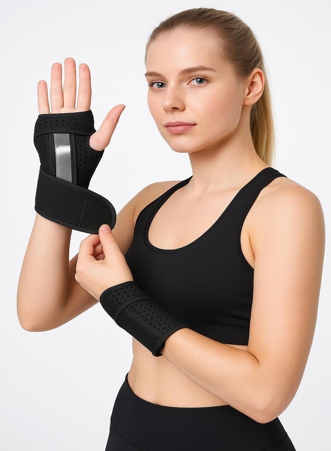 Cetaplast Premium Wrist Support Brace With Steel Plate Splint & Breathable Mesh - Adjustable Compression Strap For Wrist Pain Relief, Carpal Tunnel, Sprain, Injury & Sports Protection Right Hand - Image 5