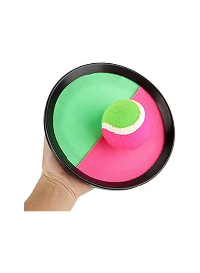 Ball Catch & Toss Kit  Self-Adhesive Catcher Disc & Ball Perfect for Indoor or Outdoor Play or Interactive Sports & Beach