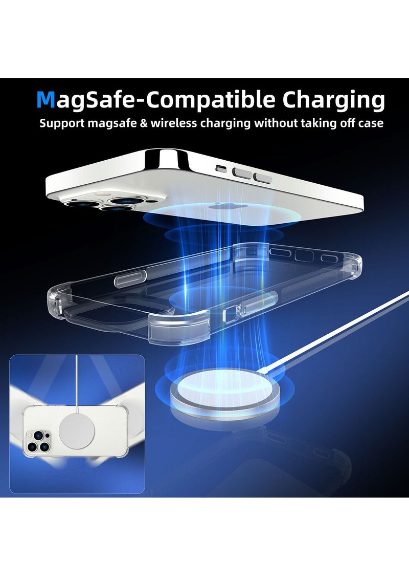 Houmt iPhone 14 Pro Case Clear Soft Flexible TPU Anti-Shock Slim Transparent with 4 Corners Bumper Protective Cover (iPhone 14 Pro Clear)  - Image 3