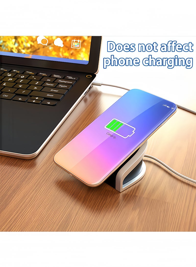 Peachjoy Ultra-Thin Invisible Phone Kickstand, 2 Pack Adjustable Vertical Horizontal Placement Phone Stand Phone case Metal Kick Stand Compatible with Any Cellphone (Black), Invisible Phone Kickstand - Image 4