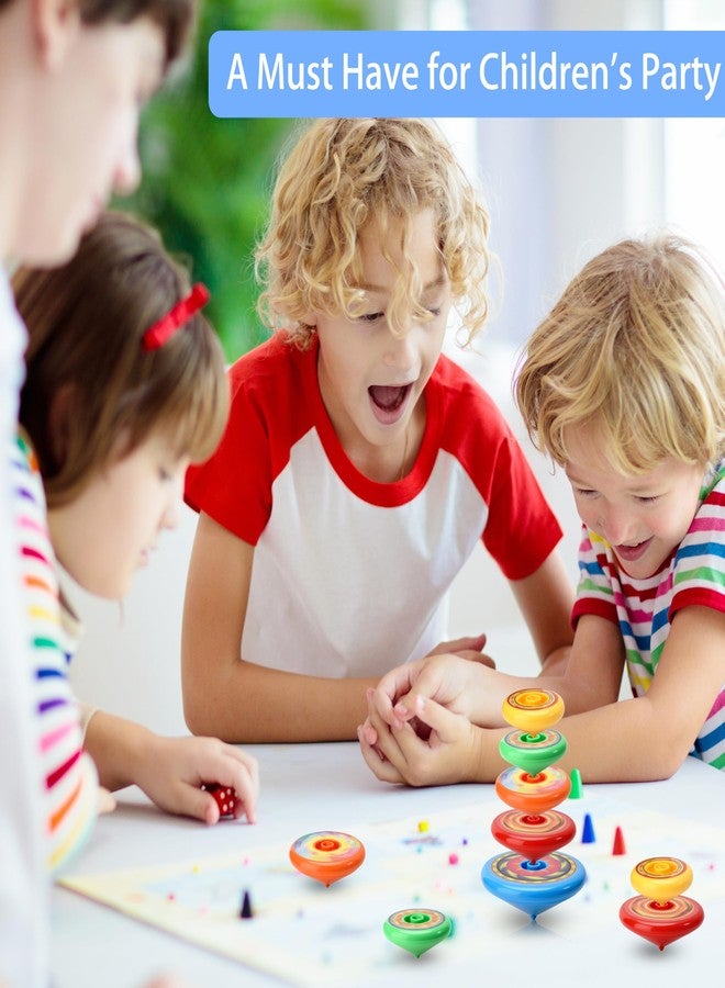 Sepco 4 Sets of 20PCS Super Stacking Spinning Tops Stackable Gyroscope Spinner Top Tower with Launcher Kit Manual Stacked Gyro Stack Spin Toys for Boys and Girls School Students Prizes - Image 4