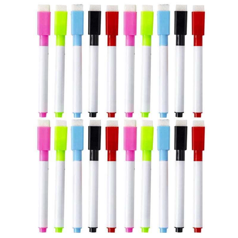 30Pcs Wear Resistant Whiteboard Markers Smooth Ink Portable for School Office Home Use - Image 2