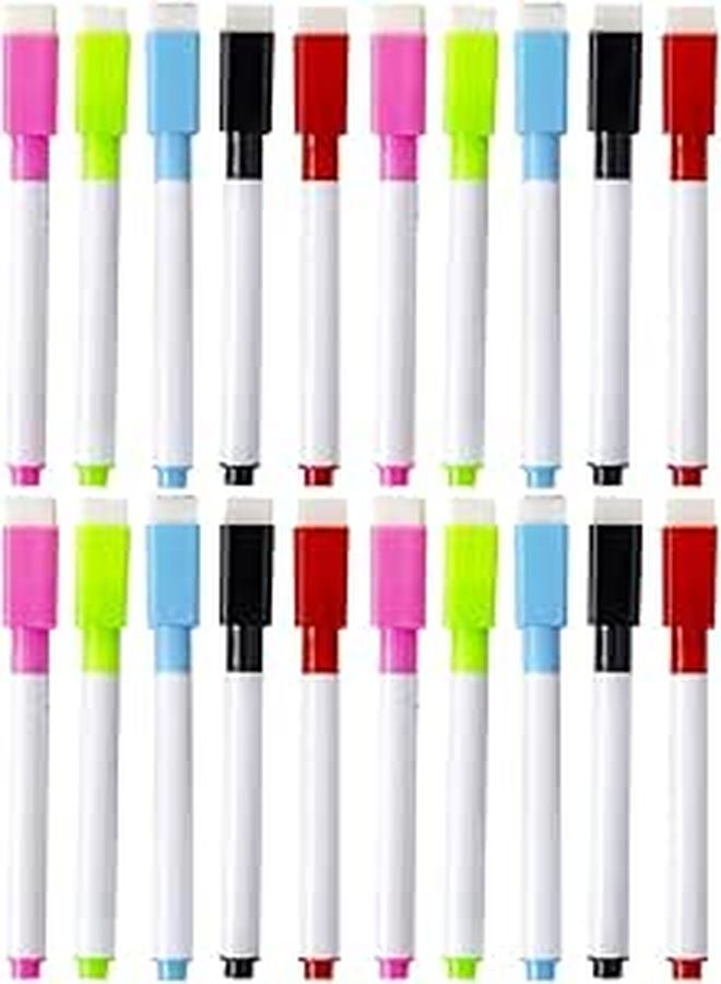 30Pcs Wear Resistant Whiteboard Markers Smooth Ink Portable for School Office Home Use - Image 1