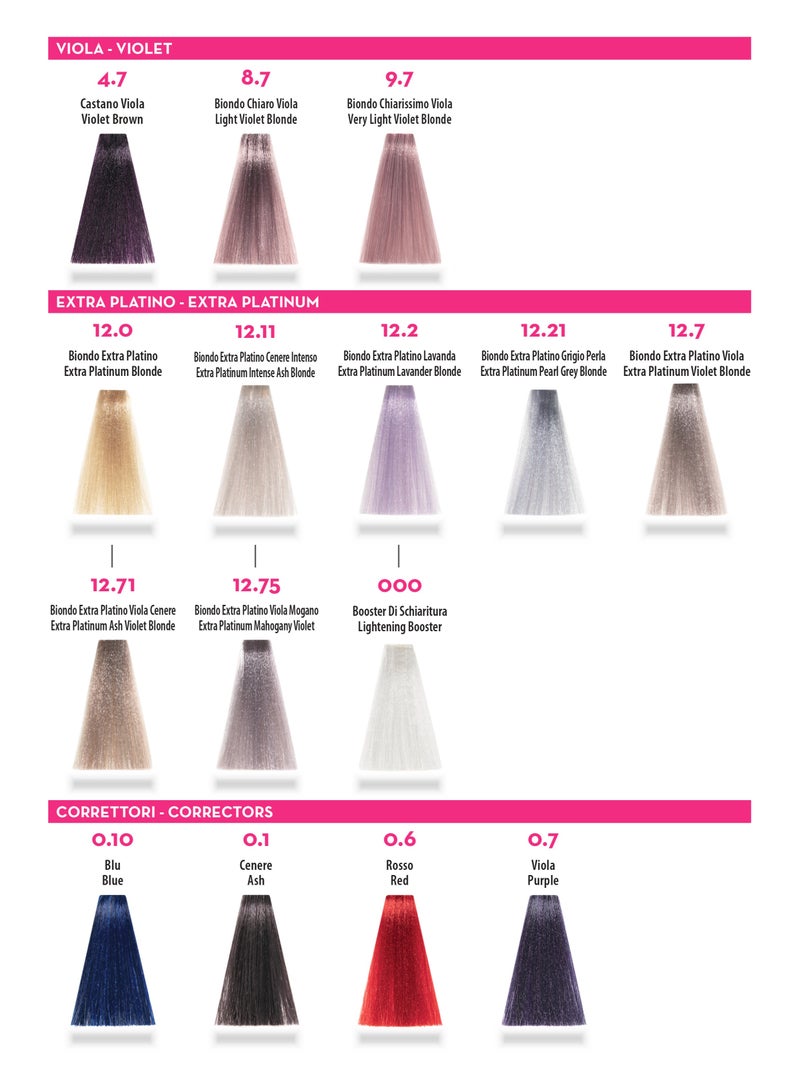 Barex Italiana JOC Color - Hair Colouring Cream 100 ML | 4.7 Violet Brown - Image 4